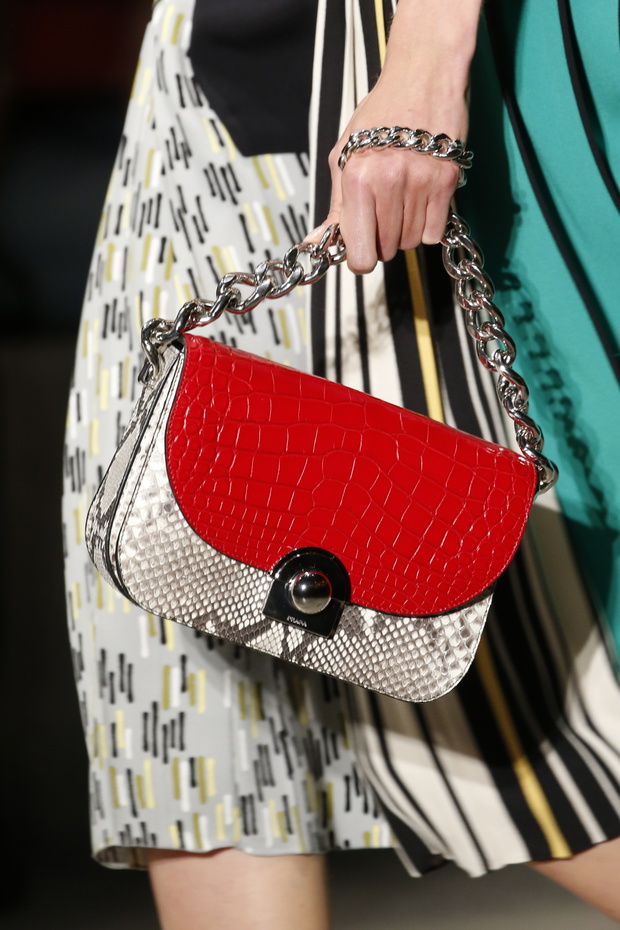 Detale na pokazie Prada SS 2016 na Milan Fashion Week, fot. indigital images_A2X0753