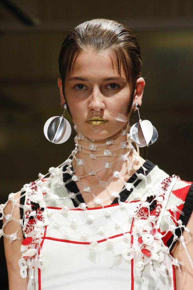 Detale na pokazie Prada SS 2016 na Milan Fashion Week, fot. indigital images_A2X0821