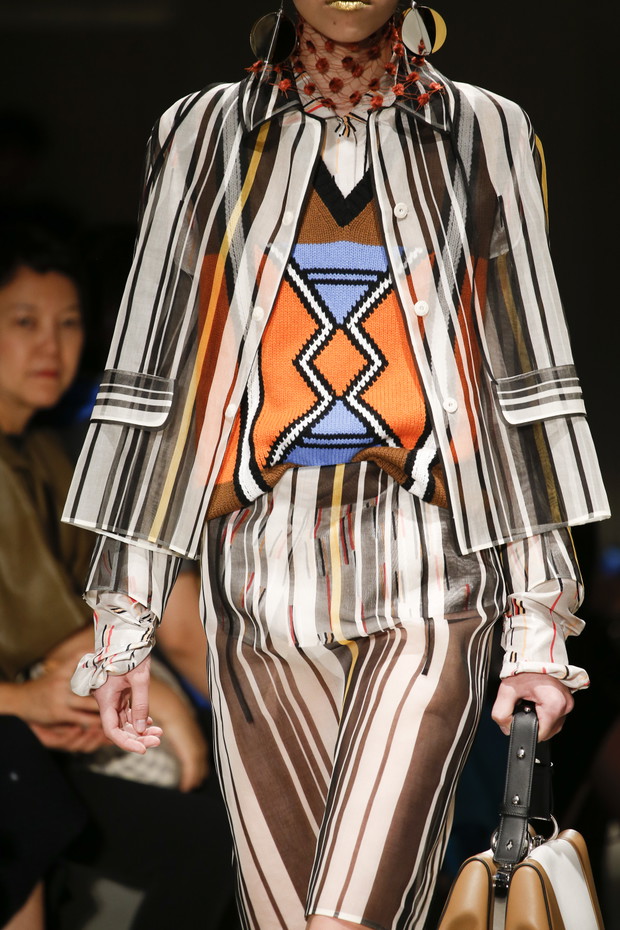 Detale na pokazie Prada SS 2016 na Milan Fashion Week, fot. indigital images_A2X0901
