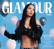 Okładka wakacyjnego Glamour z Mery Spolsky
