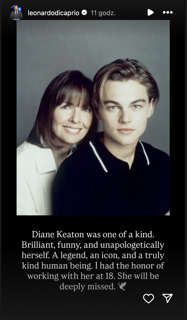 Leonardo DiCaprio i Diane Keaton