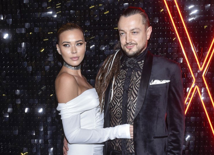 Sandra Kubicka i Aleksander Milwiw-Baron