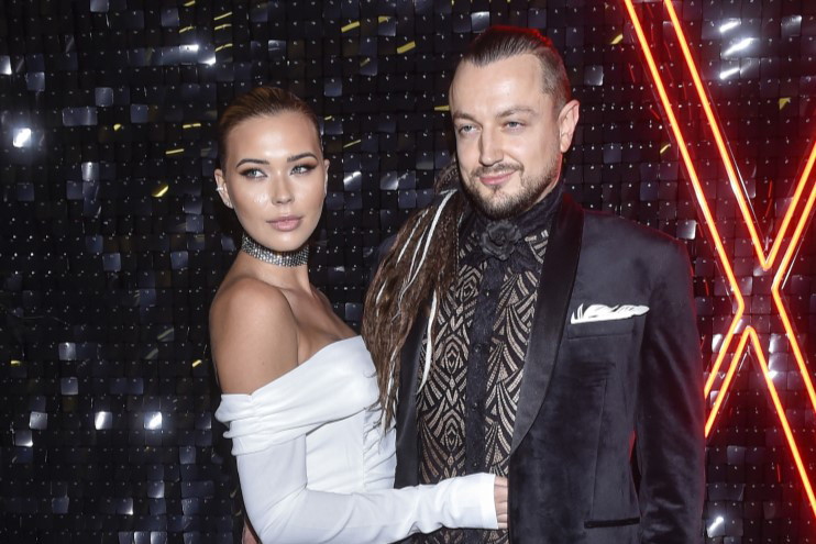 Sandra Kubicka i Aleksander Milwiw-Baron