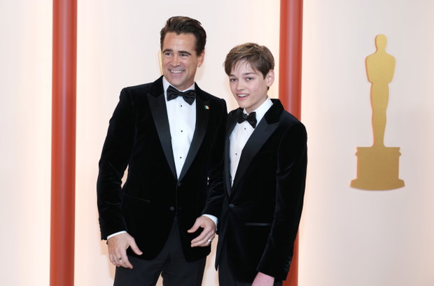 Colin Farrell z synem Tadeuszem