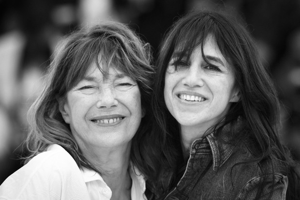 Jane Birkin z córką Charlotte
