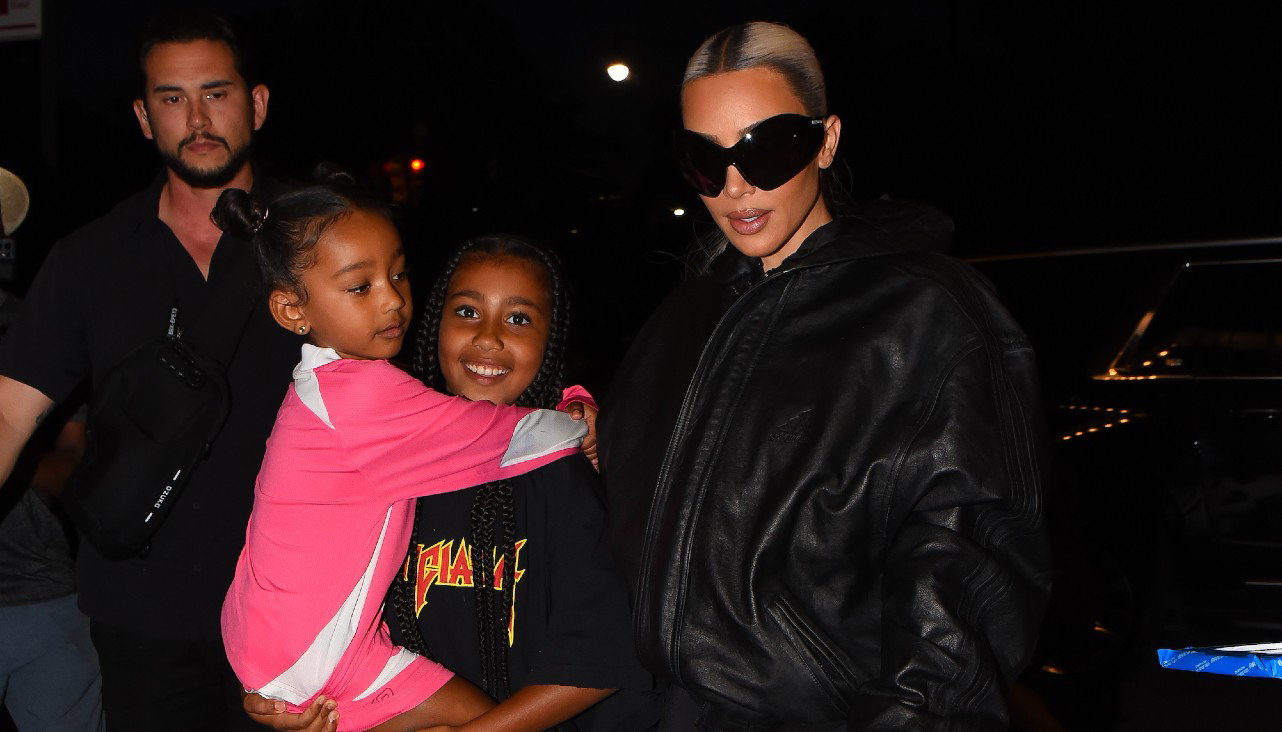Kim Kardashian z dziećmi
