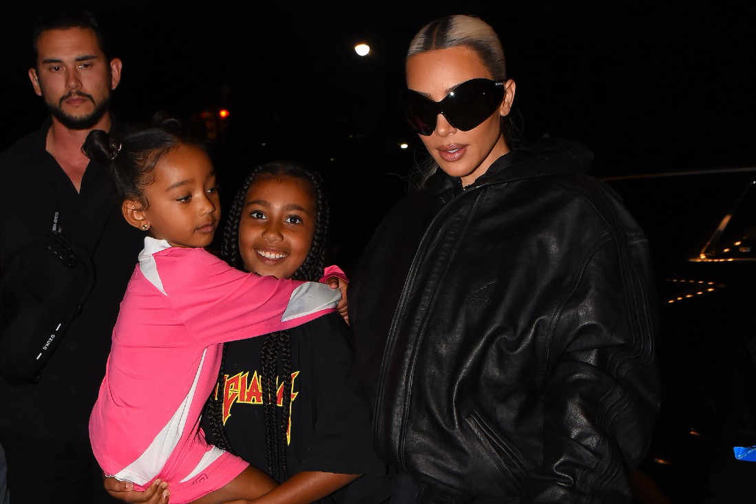 Kim Kardashian z dziećmi