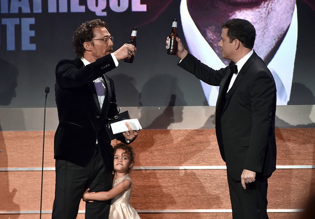Matthew McConaughey z rodziną