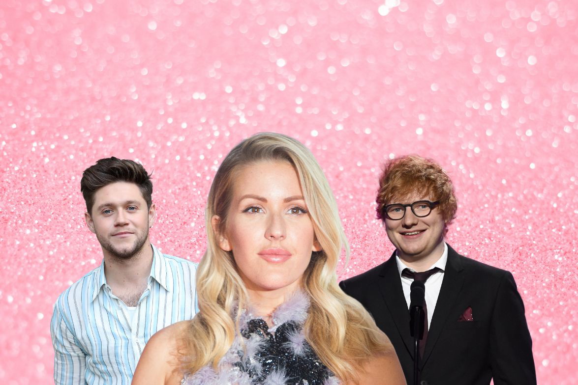 Ellie Goulding, Ed Sheeran, Niall Horan