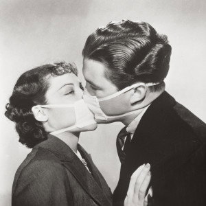 kissing couple