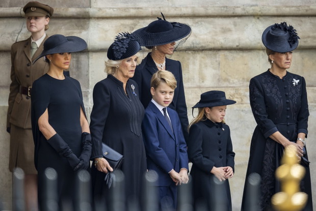 Księżniczka Charlotte na pogrzebie królowej Elżbiety II