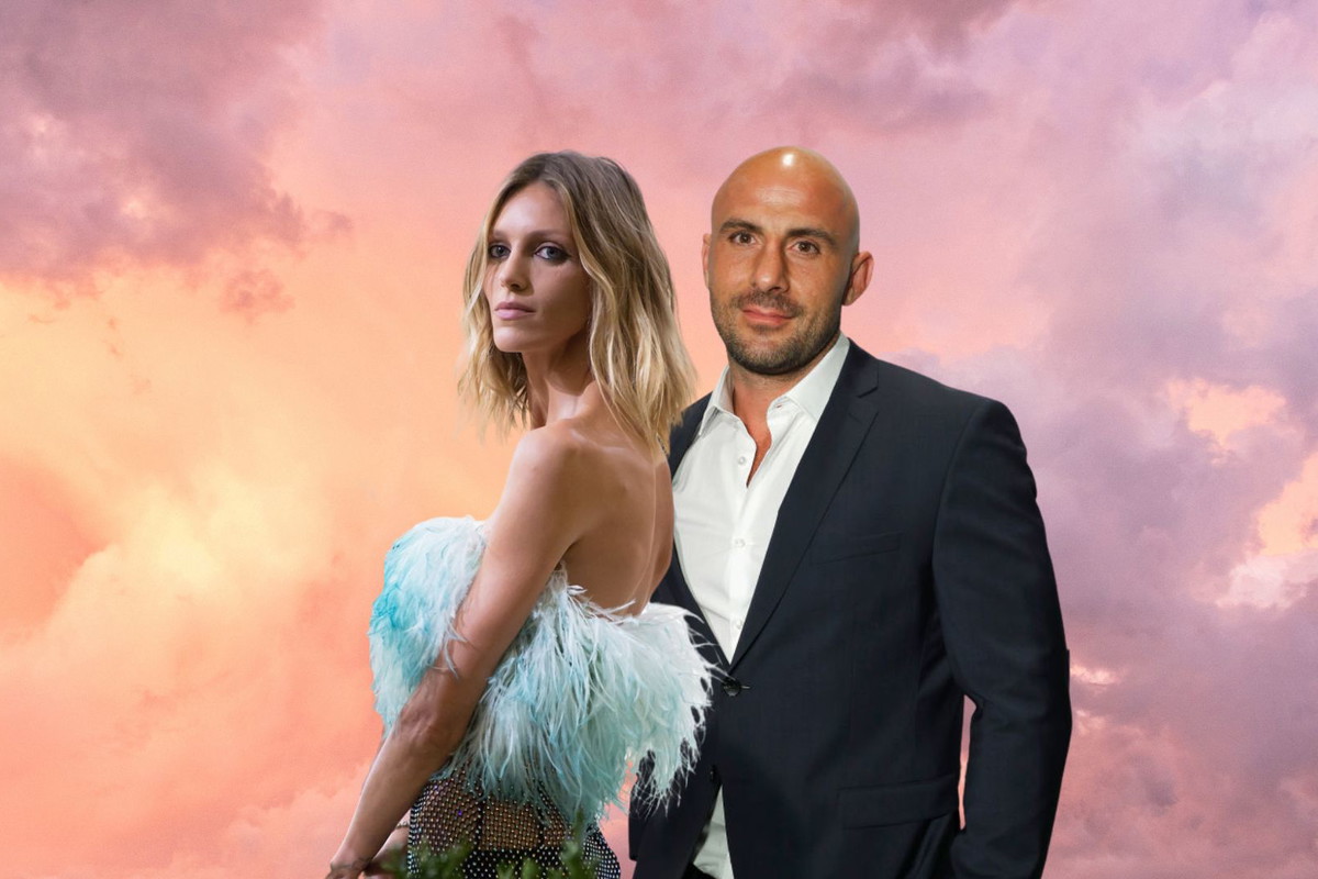 Anja Rubik i Adrian Steirn