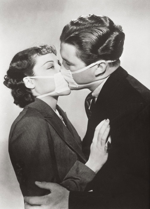 kissing couple