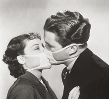 kissing couple