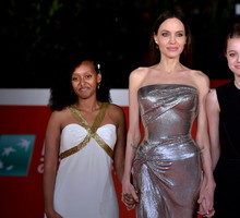 Angelina Jolie z córkami: Zaharą i Shiloh