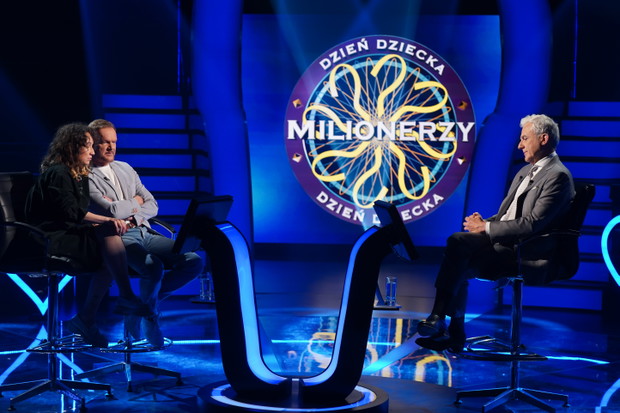 Cezary Pazura i Anastazja Pazura w „Milionerach”