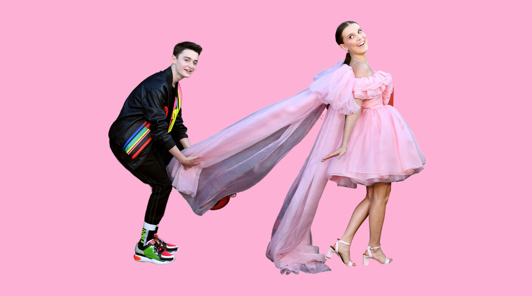 Millie Bobby Brown i Noah Schnapp