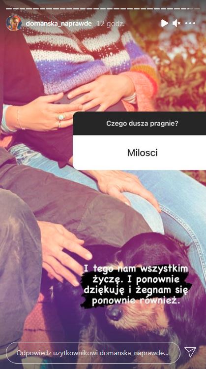 Aleksandra Domańska pokazała ciążowy brzuszek