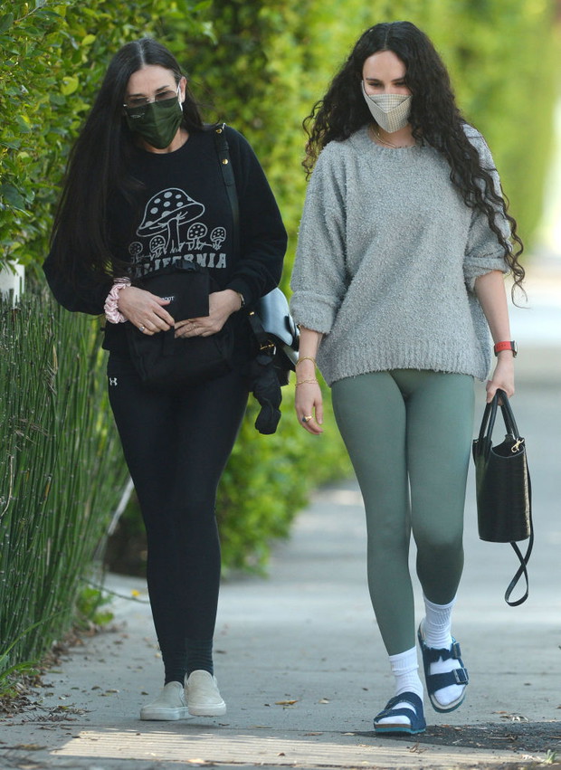 Demi Moore z najstarszą córką – Rumer Willis.