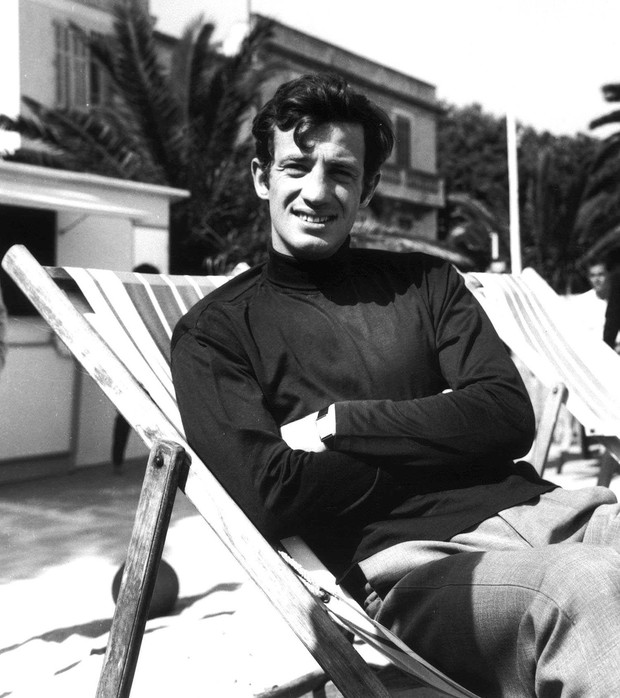Jean-Paul Belmondo w młodości.