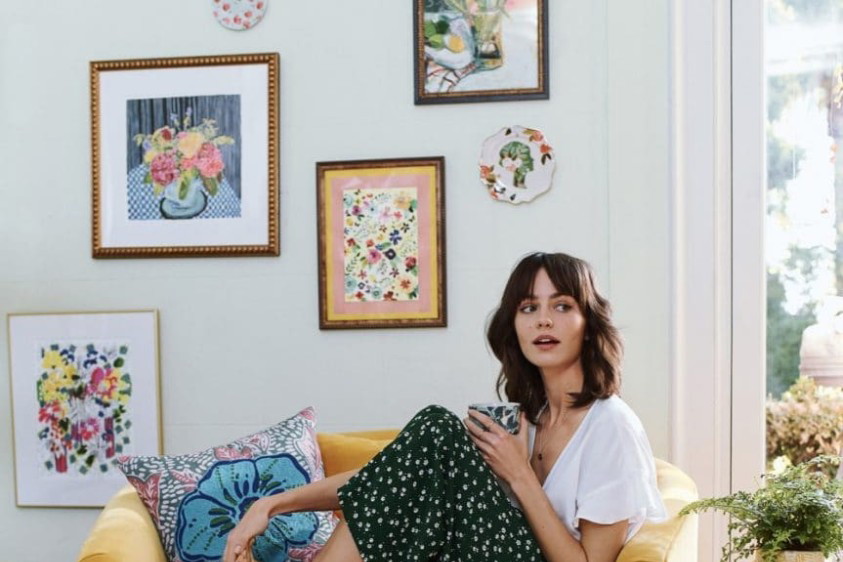 Marta Dyks w kampanii Anthropologie, wiosna 2019.