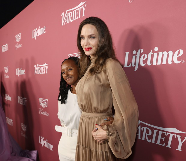 Angelina Jolie z córką Zaharą na gali Power of Woman