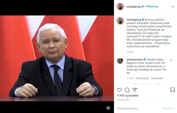 Julia Wieniawa w mocnych słowach o Jarosławie Kaczyńskim