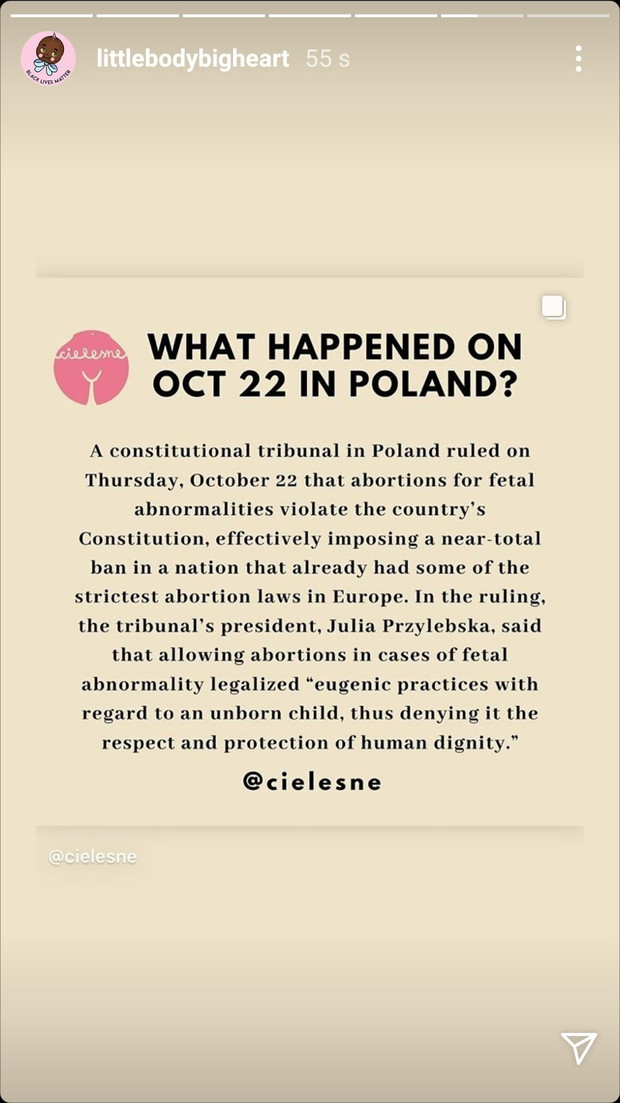 Światowe gwiazdy reagują na zakaz aborcji w Polsce