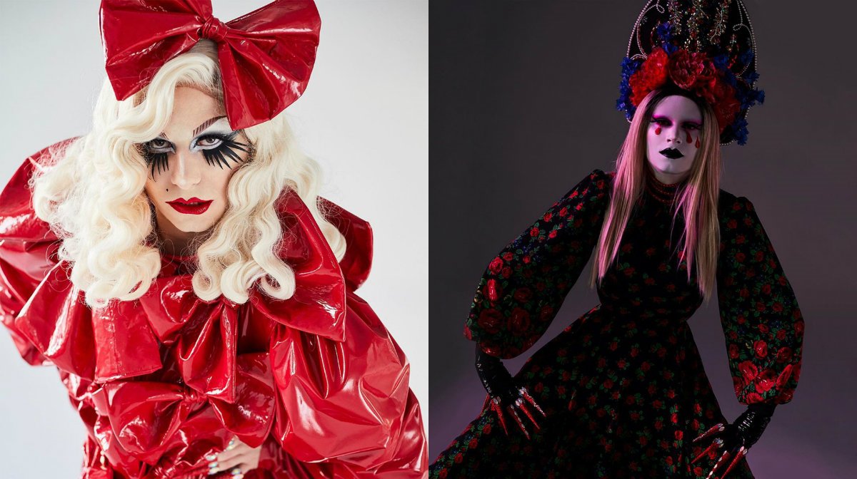 Stylizacje Shady Lady na Drag Con UK 2020