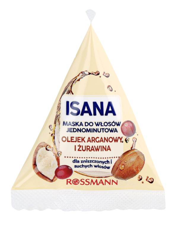 jednominutowa maska do włosów Isana