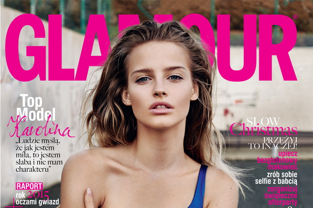 Karolina Pisarek, okładka Glamour