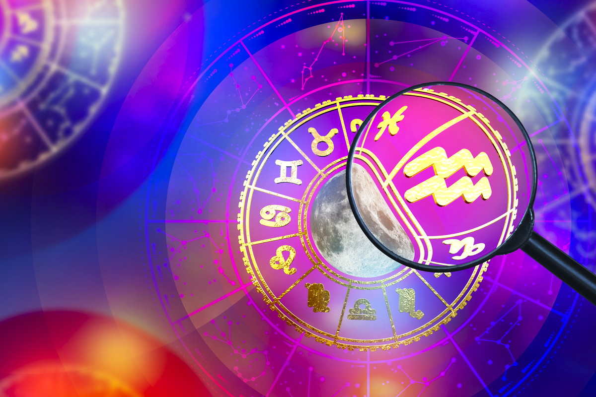 Zodiac signs and astrology with constellations, concepts, predictions, horoscopes, beliefs
