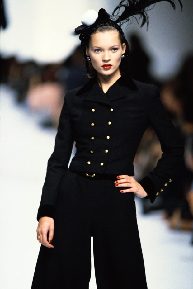 Kate Moss Models Chanel Ready to Wear Fashions
