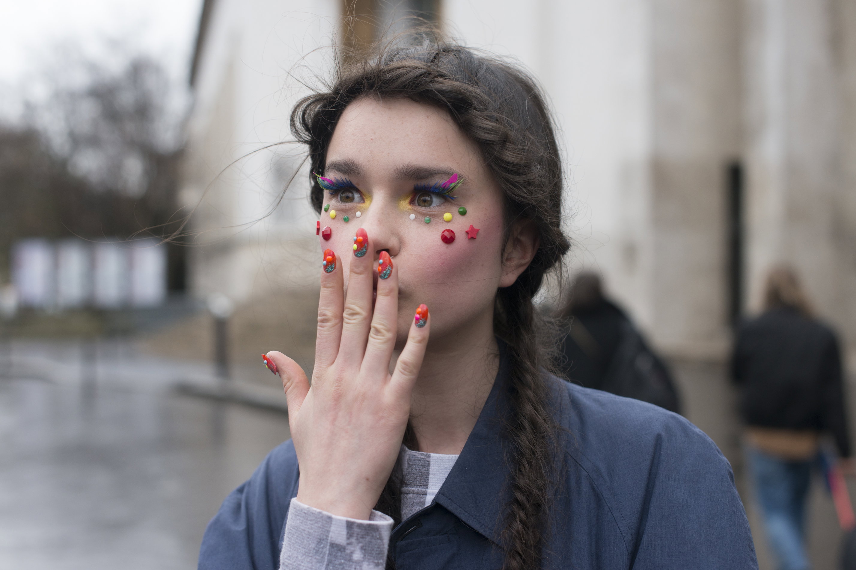 Street Style - Day 3 : Paris Fashion Week - Womenswear Fall/Winter 2014-2015
