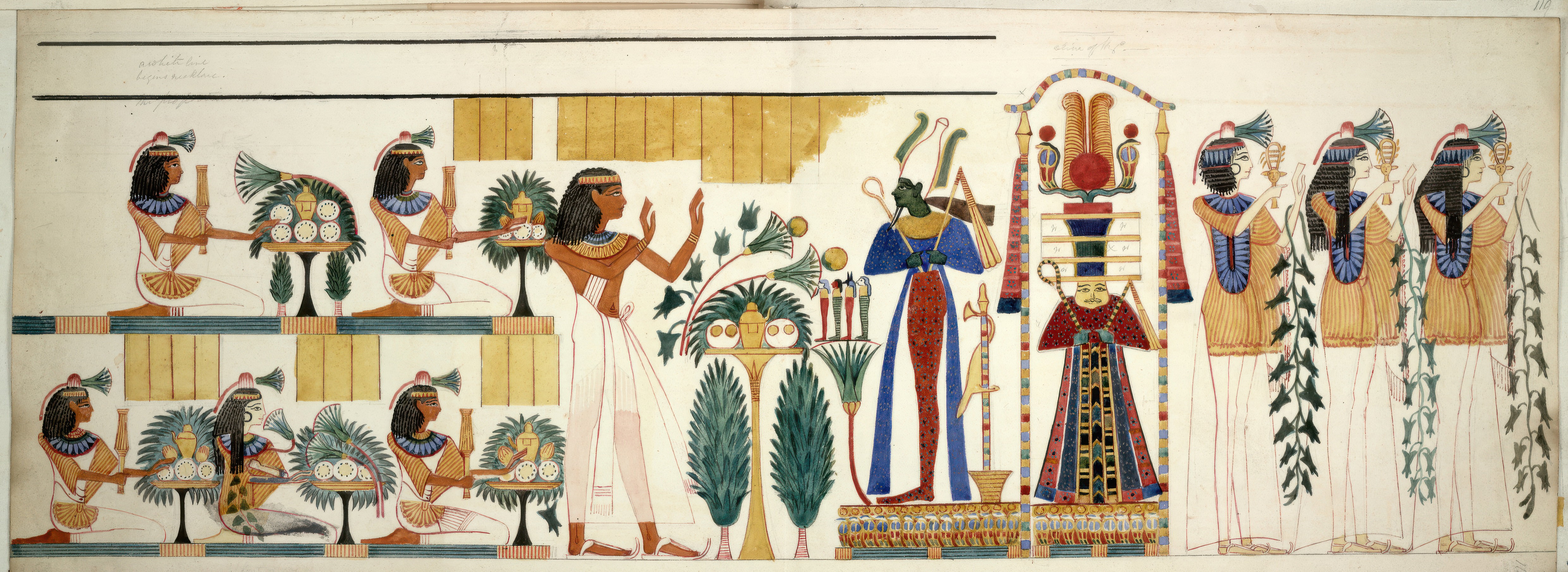 Egyptian Tomb Wall
