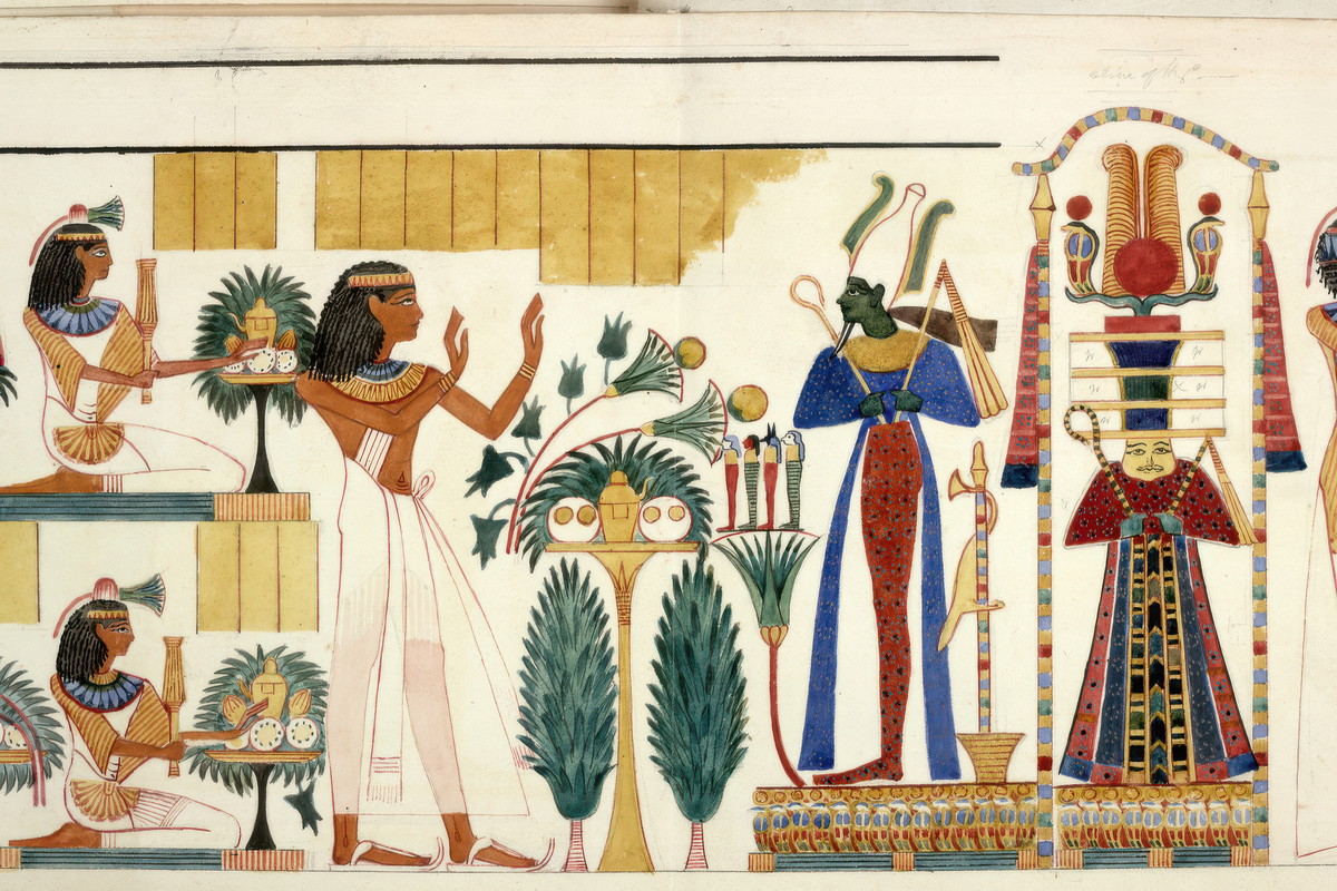 Egyptian Tomb Wall