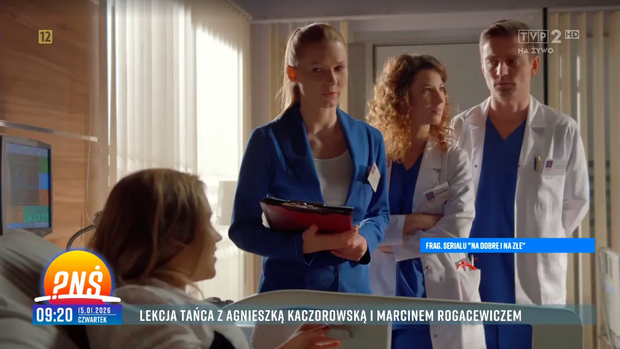 Fragment serialu "Na dobre i na złe"