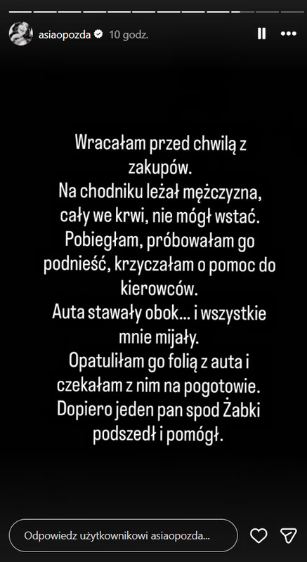 Fot. Instagram Joanna Opozda