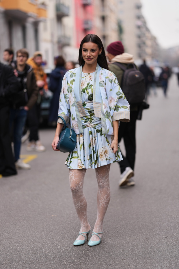 Street Style - Day 2 - Milan Fashion Week - Womenswear Fall/Winter 2026/2027