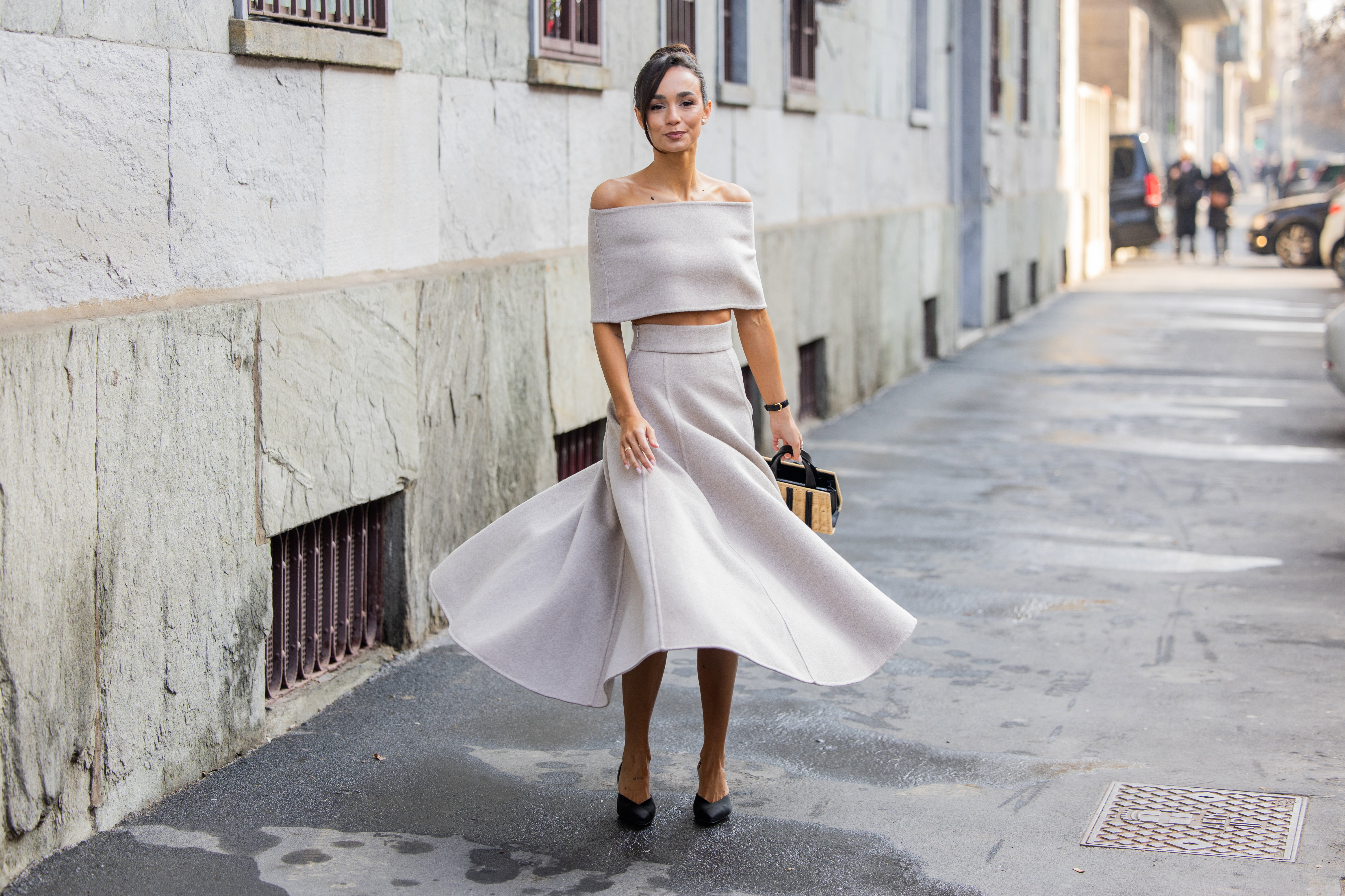 Street Style - Day 3 - Milan Fashion Week - Womenswear Fall/Winter 2026/2027