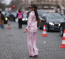 Street Style - Paris Fashion Week - Womenswear Fall/Winter 2024/2025 - Day Nine