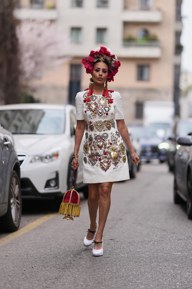 Street Style - Day 5 - Milan Fashion Week - Womenswear Fall/Winter 2026/2027