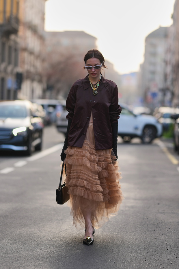 Street Style - Day 4 - Milan Fashion Week - Womenswear Fall/Winter 2026/2027