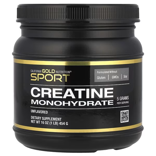 California Gold Nutrition, Sport, Pure Creatine Monohydrate