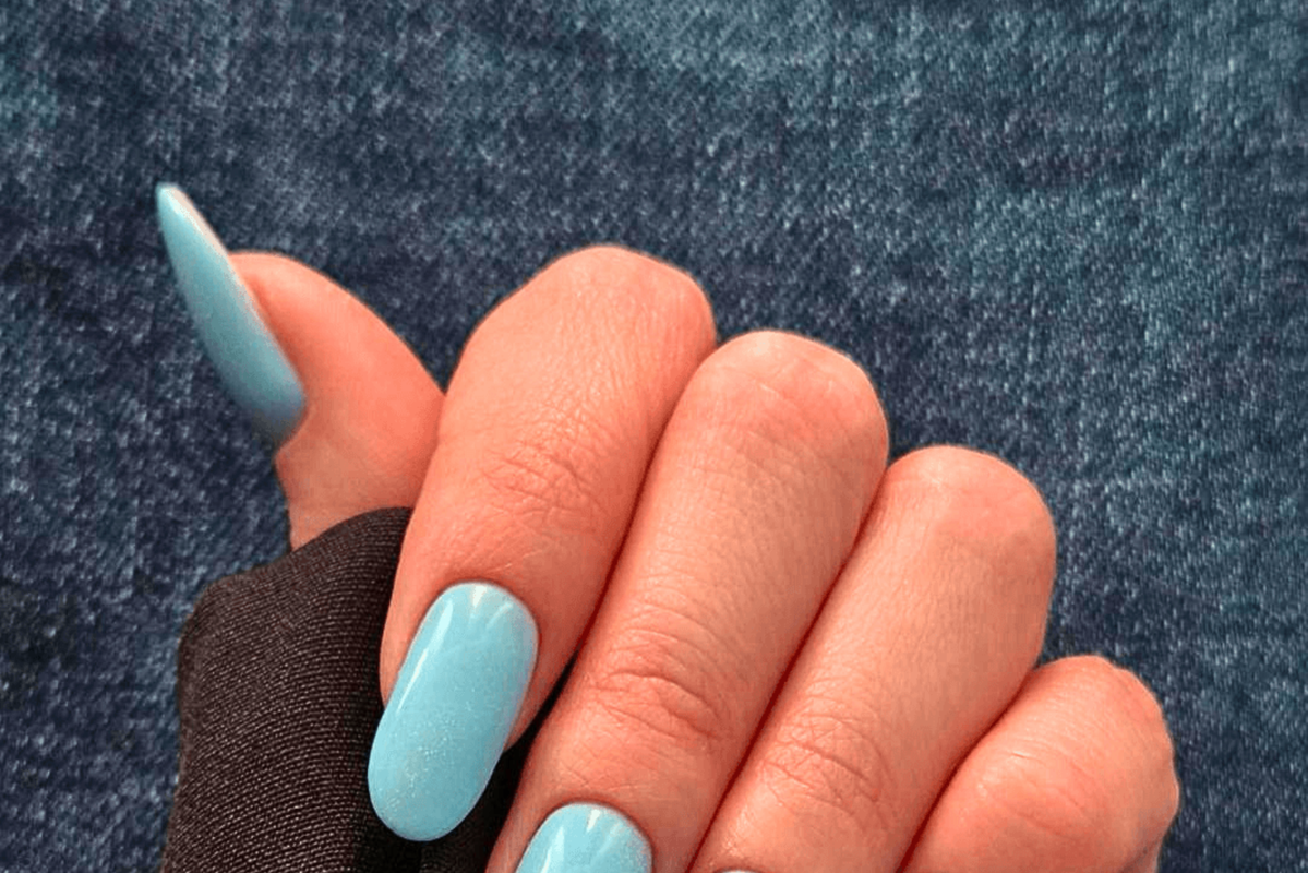 Manicure "frosty sky", fot. mat. własne