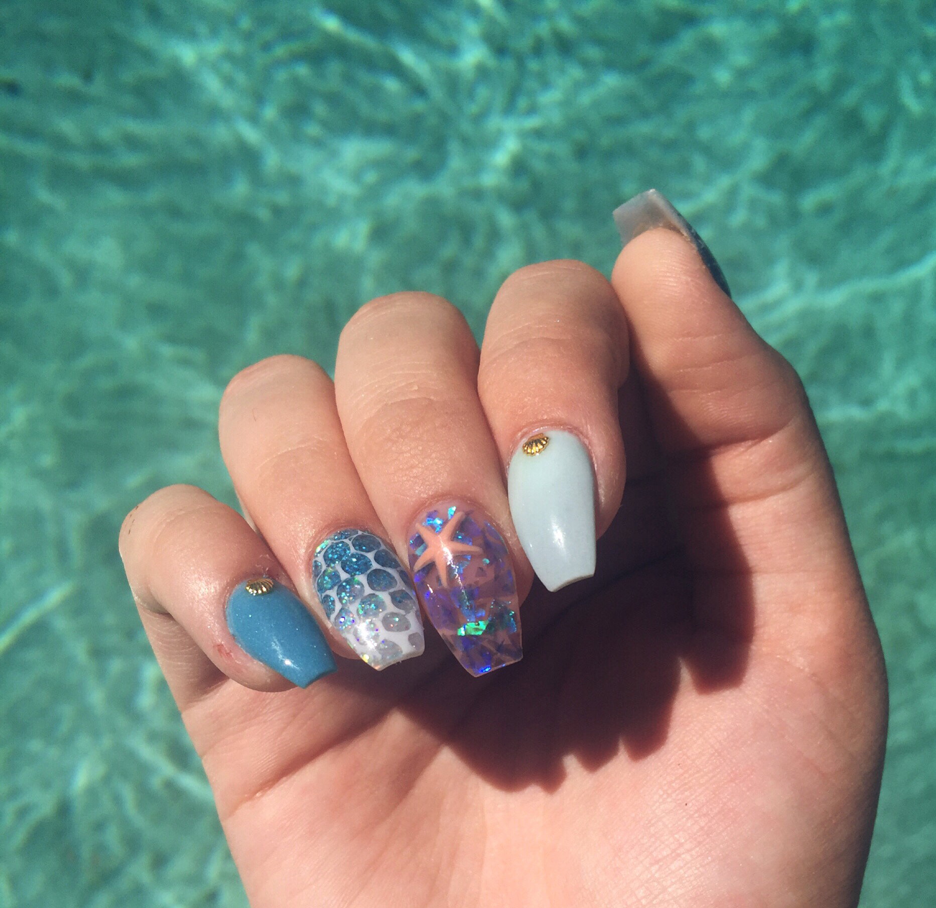 mermaid nails