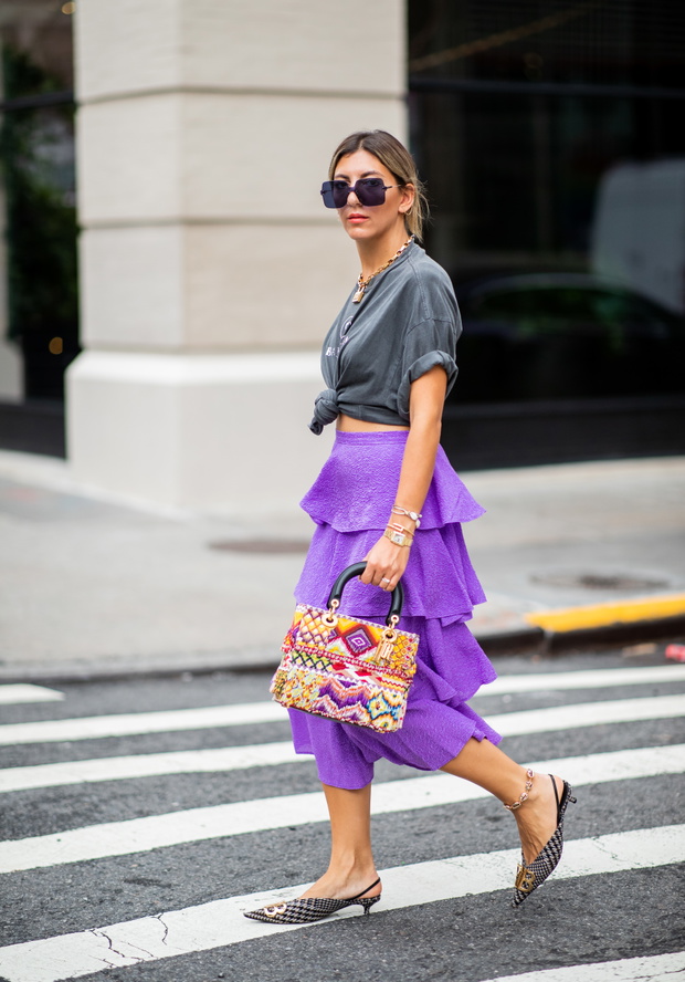 Street Style - New York Fashion Week September 2018 - Day 8