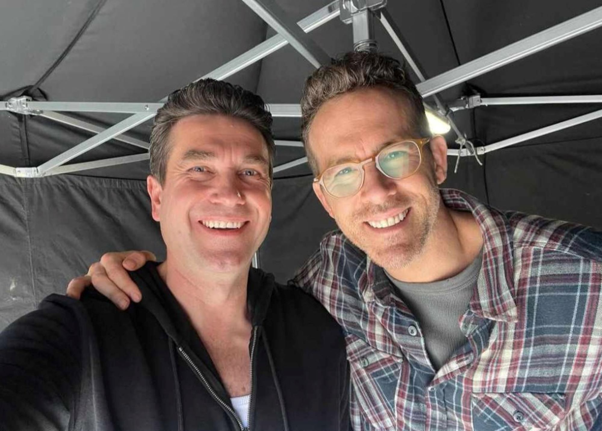 Marcin Dorociński, Ryan Reynolds, fot. instagram.com/marcindorocinski