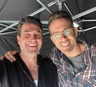 Marcin Dorociński, Ryan Reynolds, fot. instagram.com/marcindorocinski