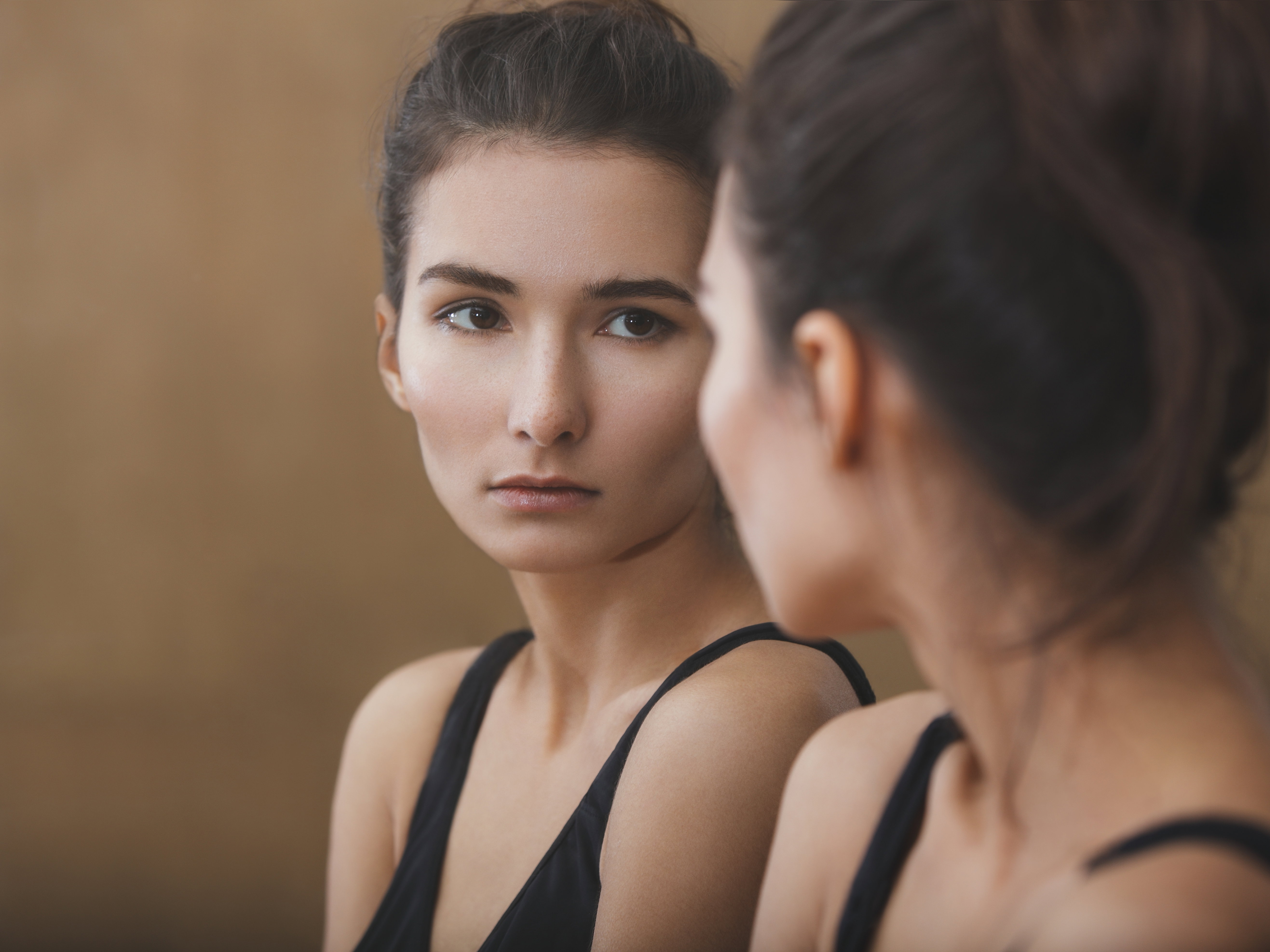 Portrait of beautiful woman